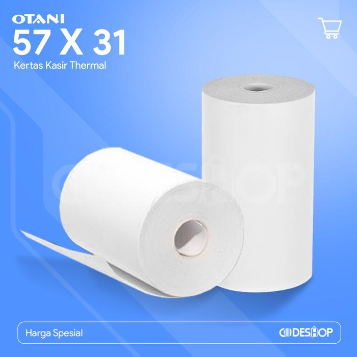 

Kertas Struk Kasir Otani 57x31 mm Cetak Printer Direct Thermal 58 mm