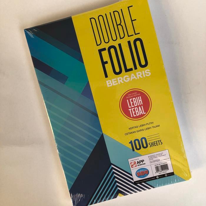 

kertas double folio garis isi 100 Sinar Dunia