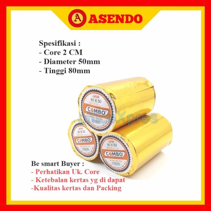 

Kertas Print Thermal 80x48 Kaspaper isi 5roll