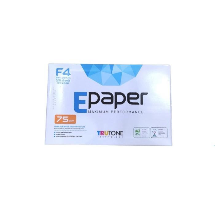 

EPAPER E-PAPER F4 Kertas HVS Print Fotocopy 75gr Berkualitas
