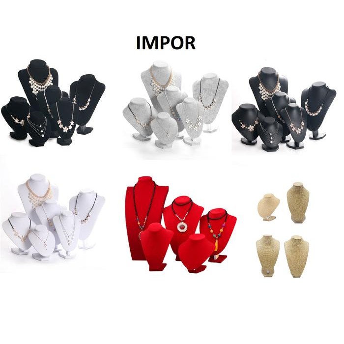 

Pajangan Display Kalung Manekin Patung untuk Leher