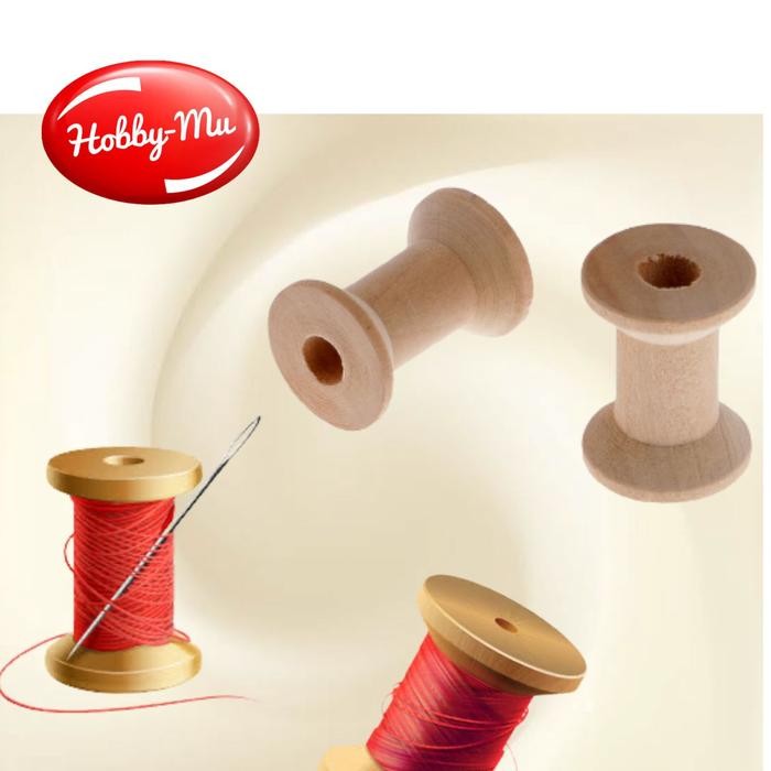 

Gulungan Benang Jahit Kosong Bahan Kayu 5 Pcs