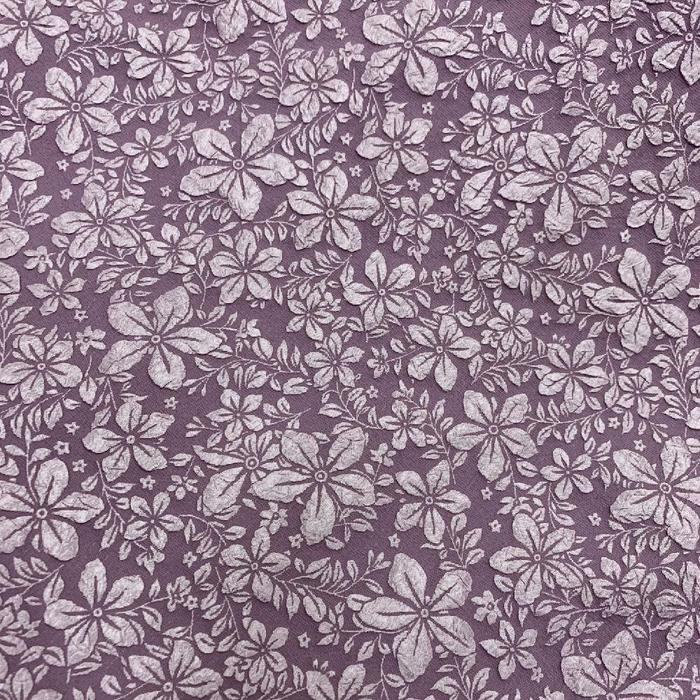 

Per mtr Kain Fukuro Bunga Timbul Lembut Motif Bunga Lily Lebar 150cm