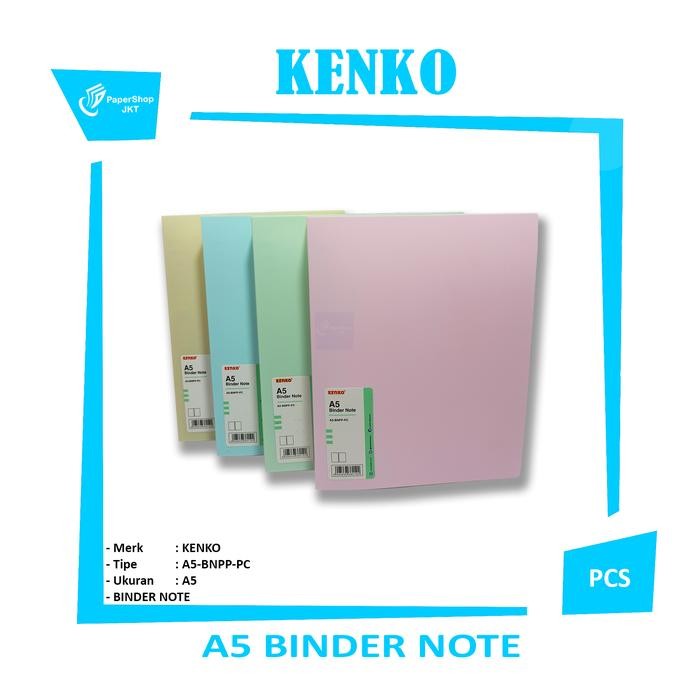 

KENKO BINDER NOTE A5 BNPP PC WARNA PASTEL