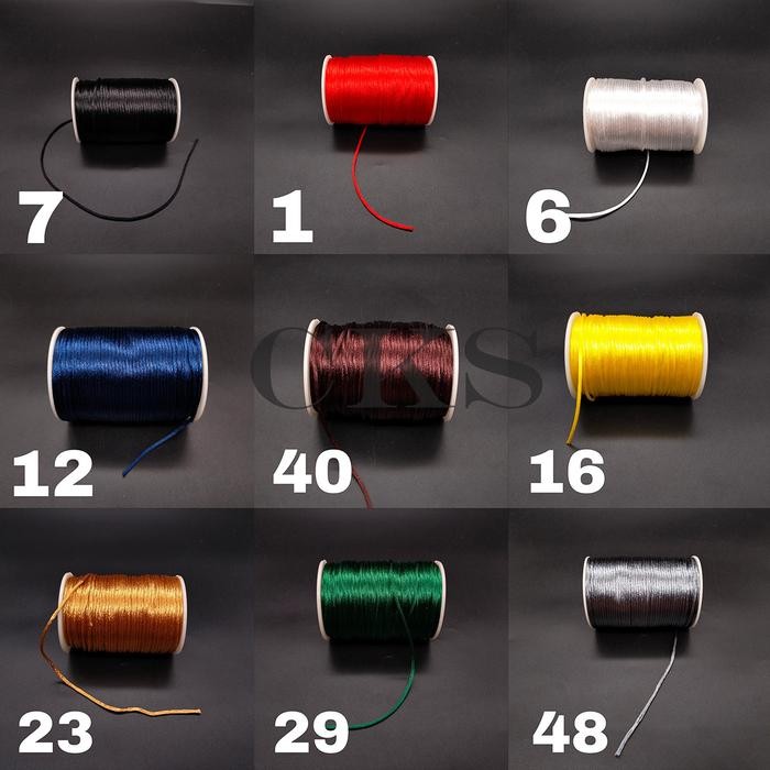 

Tali Kancing / Tali satin Ukuran +-2.0mm