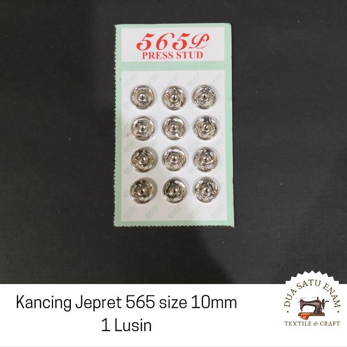

Kancing Jepret / Press Stud / Snap merk 565 per 1 lusin