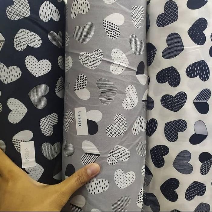 

Kain Bahan Meteran KATUN JEPANG uk 0.5m Motif Big Love