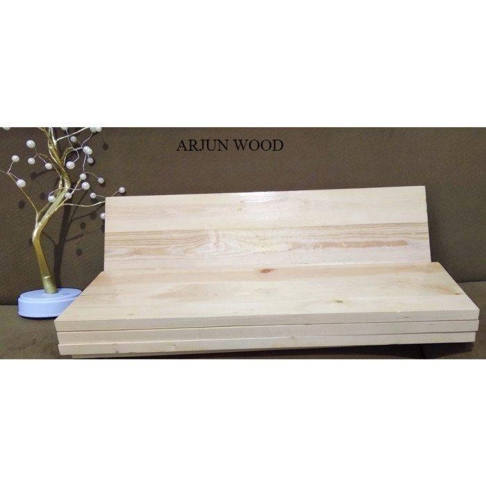 

ambalan dinding kayu 70 x 20 x 1,8 cm serut amplas finishing pernis