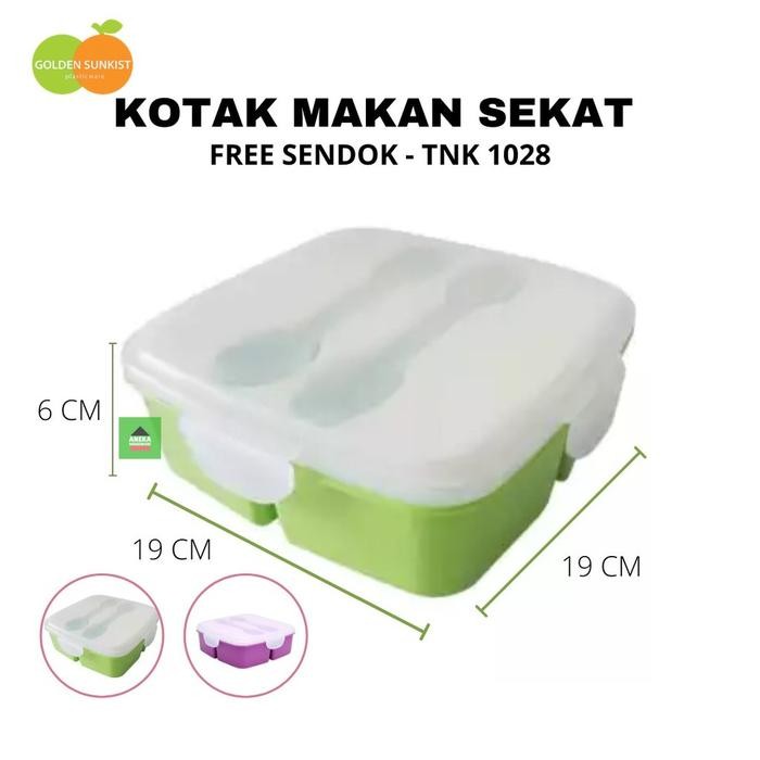 Kotak Bekal Makan TNK 1028 Golden Sunkist