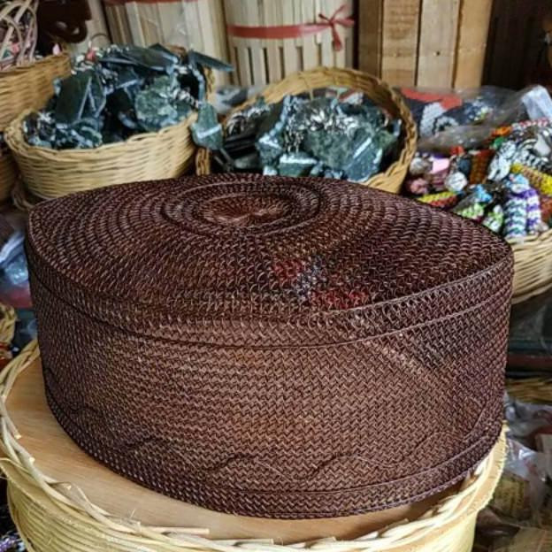 peci akar jangang/ songkok akar rotan/ peci resam khas kalimantan tipe 15