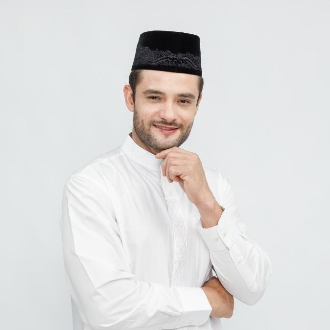 Songkok Peci BHS Royal Bordir Tinggi 9 Motif 006 100% ori