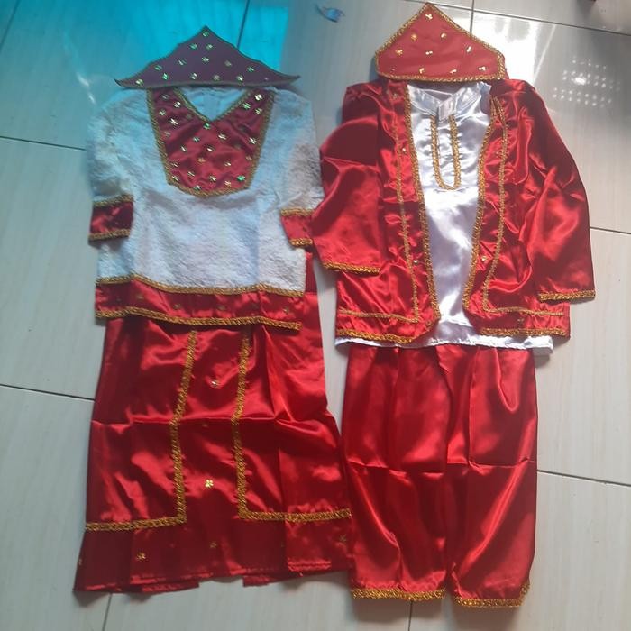 Baju Adat Maluku Anak TK SD / Baju Anak Adat Ambon
