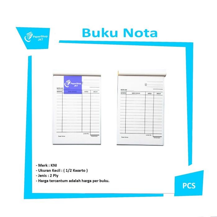 

KNI Buku Nota Kontan 2Ply Besar [ ECER ]