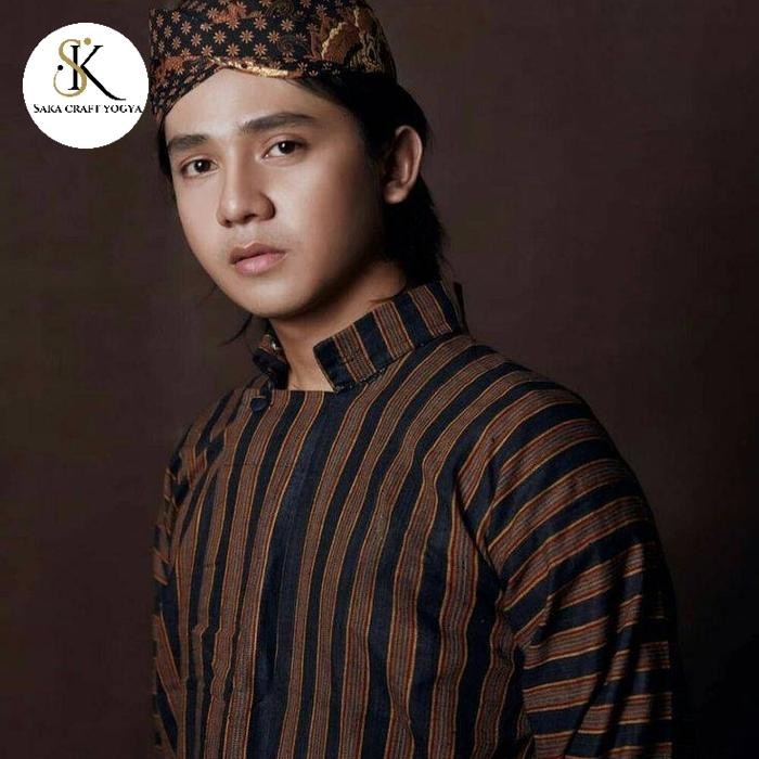 Baju sorjan dewasa / pakaian adat khas jawa