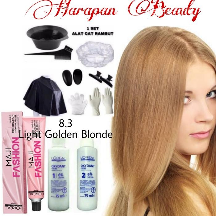 Terbaru Light Golden Blonde, Majirel / Majifashion Maji Fashion 8.3 Ready