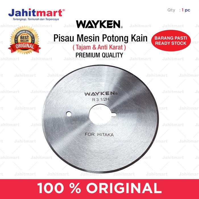 

PISAU MESIN POTONG KAIN WAYKEN ( ROUND KNIFE ) KODE 632