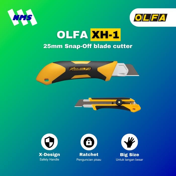 

OLFA XH-1 SNAP-OFF BLADE CUTTER ORIGINAL KODE 653