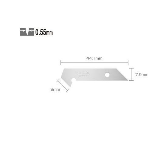 

OLFA REFILL CUTTER PB-450 SPARE BLADES FOR PC-S ISI 5 PCS KODE 1045