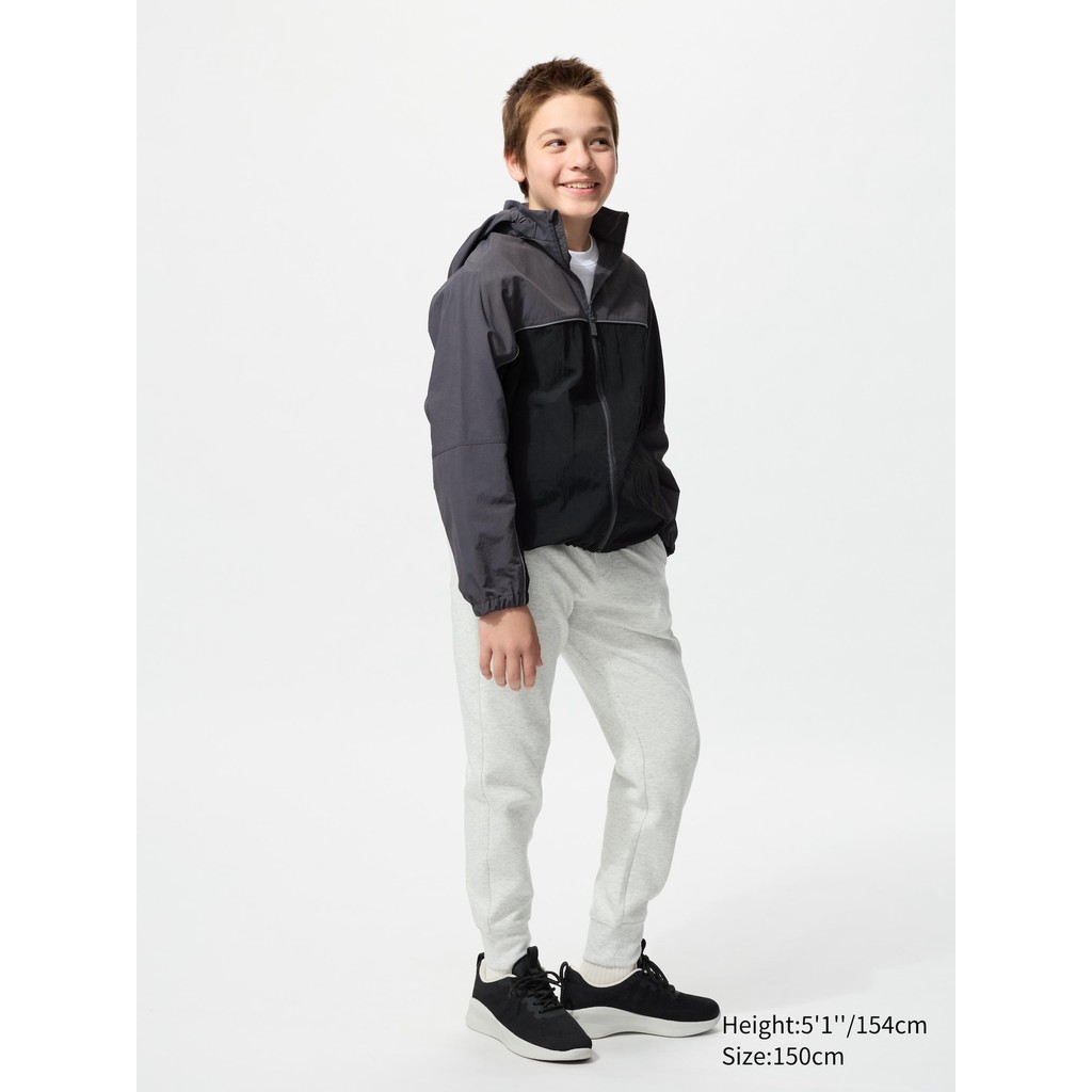 Uniqlo KIDS Jaket Parka Saku Proteksi Sinar UV
