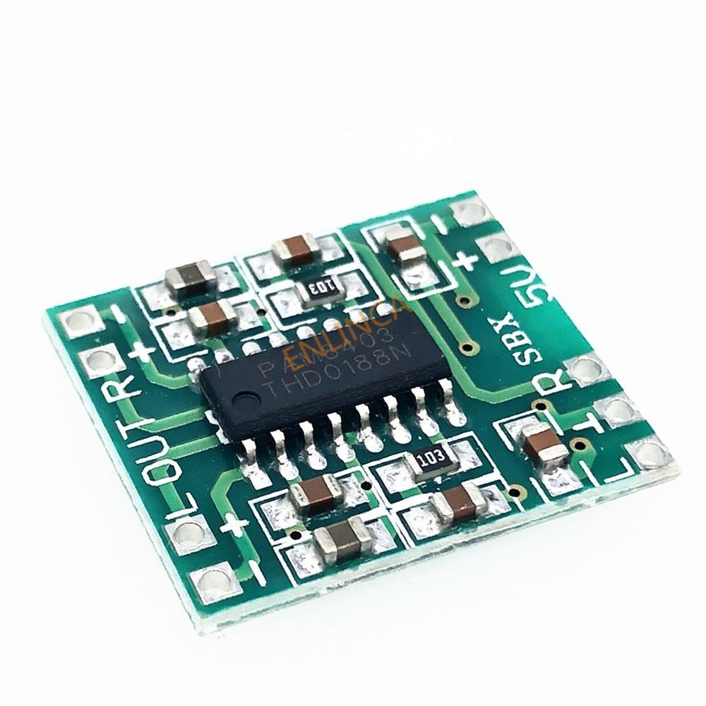 Original PAM8403 Audio Module DC 5V 2 * 3W Mini Class-D digital amplifier board efficient 2.5 to 5V