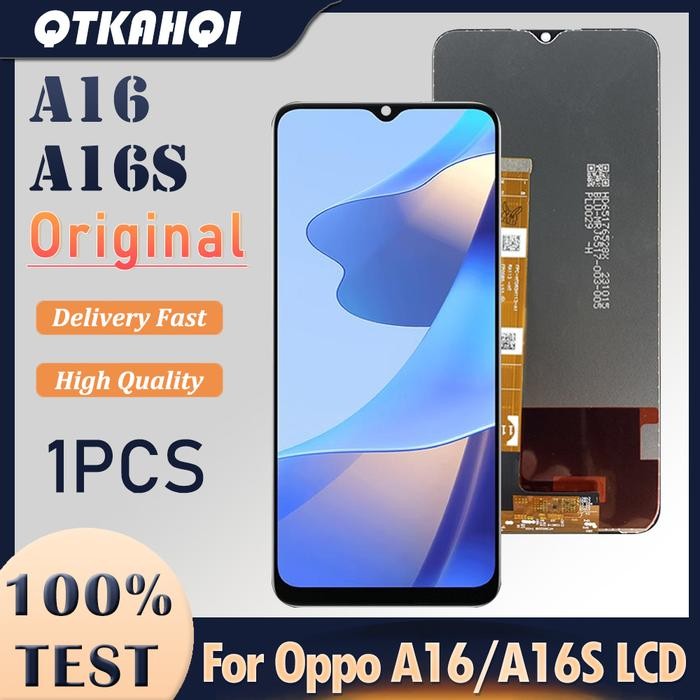 6.52" Original For Oppo A16 LCD CPH2269 Display Touch Screen Digitizer Assembly For Oppo A16s LCD CP