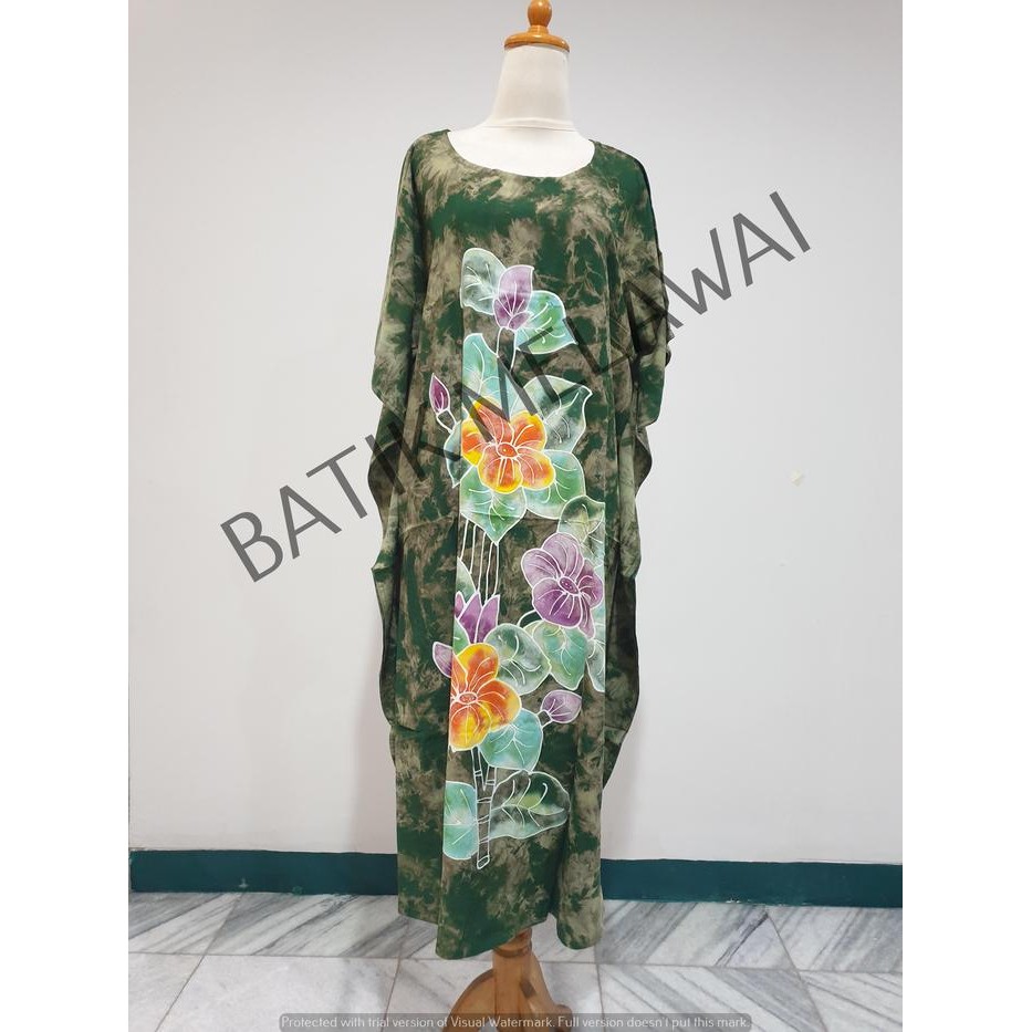 Daster batik PREMIUM SUNAN Rayon Adem Kalong Midi Kapstan Lukis *
