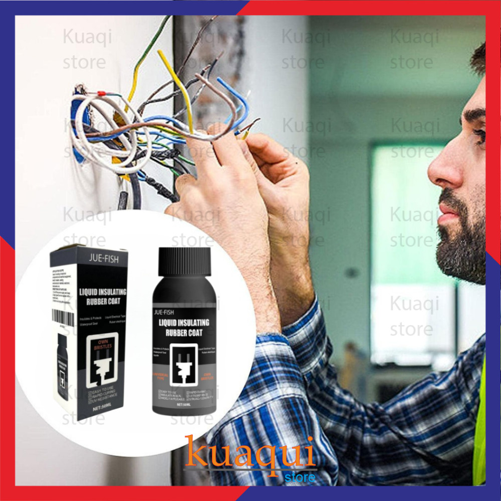 

Lem Kabel Listrik Liquid Insulating Rubber Coat Glue 50ml