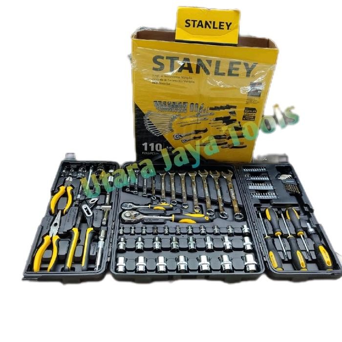 Stanley Tool kit set 110 pcs Kunci shock set