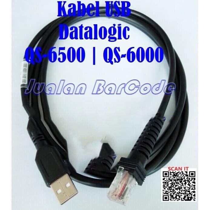 Bagus Kabel Cable Usb Datalogic Qs6500 Qs 6500 Qs6000 Qs 6000