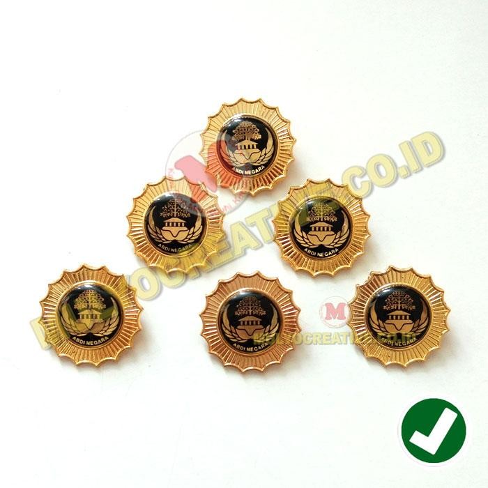

Pin Logo ASN Korpri Warna Hitam - Lencana Abdi Negara Golongan 2 PREMIUM