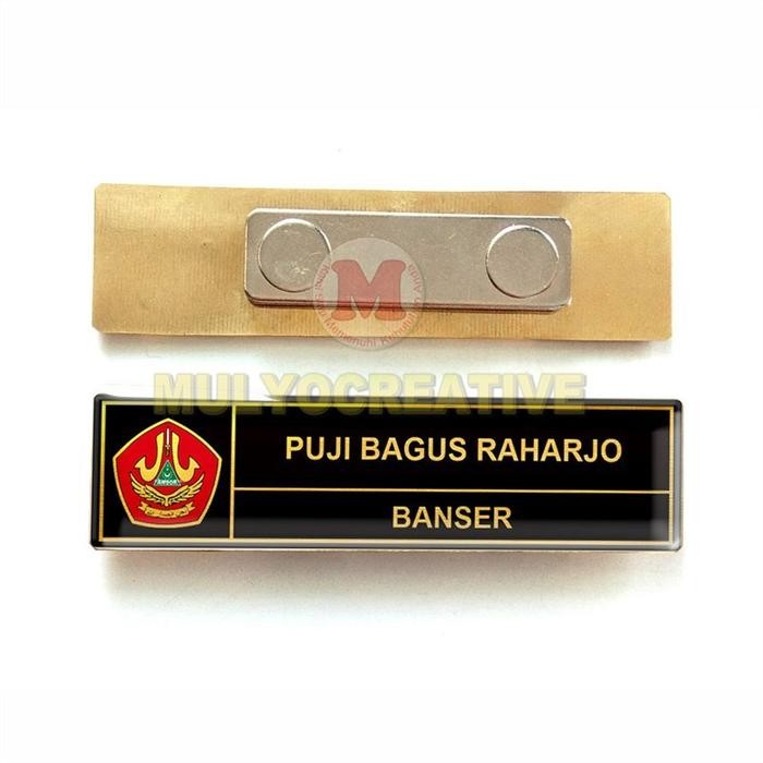 

PAPAN NAMA DADA BANSER NAMETAG - NAME TAG BANSER MURAH PREMIUM