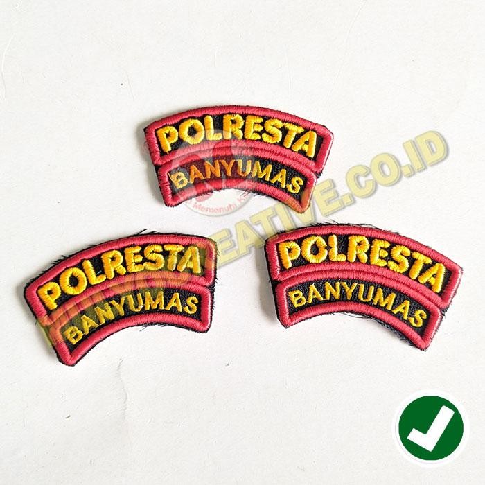 

Bordir Polresta Emblem Bet Bordir Timbul Tebal Polresta Murah PREMIUM