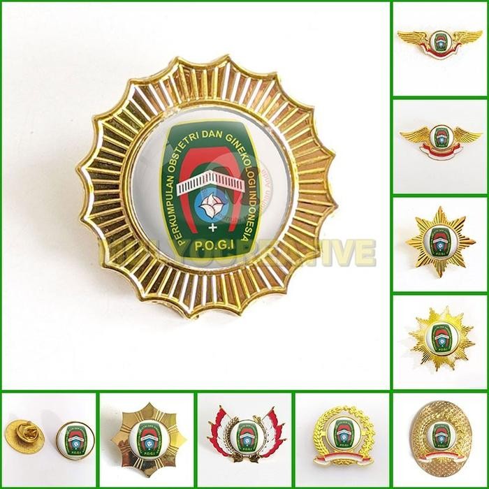 

Pin POGI Pin Bros Wing Logo Perkumpulan Obstetri dan Ginekologi PREMIUM