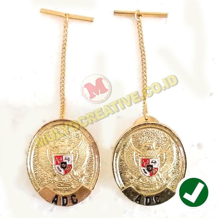 

Bros Pin ADC Pin ADC Militer Indonesia Bentuk Oval Model Cor PREMIUM