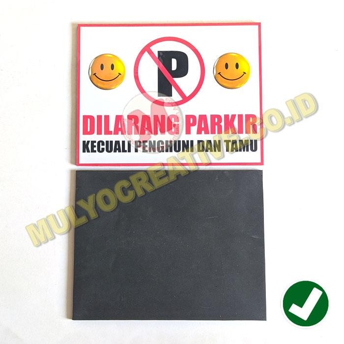 

Papan Akrilik Tulisan Rambu Dilarang Parkir Papan Rambu Ukuran Kecil PREMIUM