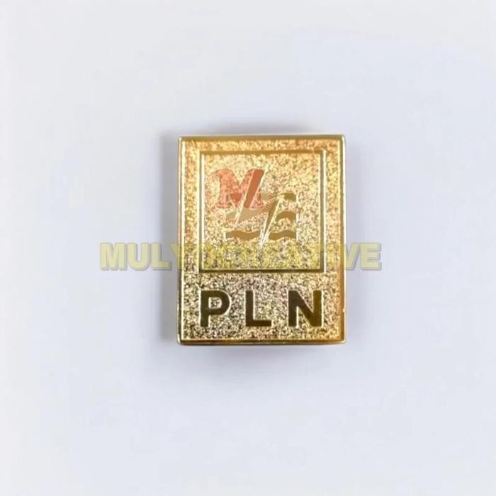 

Lencana PLN Bros Pin PLN Logam Kuningan Warna Gold PREMIUM