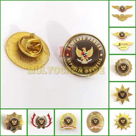 

Pin Bros Wing Logo Kementerian Pangan RI Pin Kemenko Pangan PREMIUM