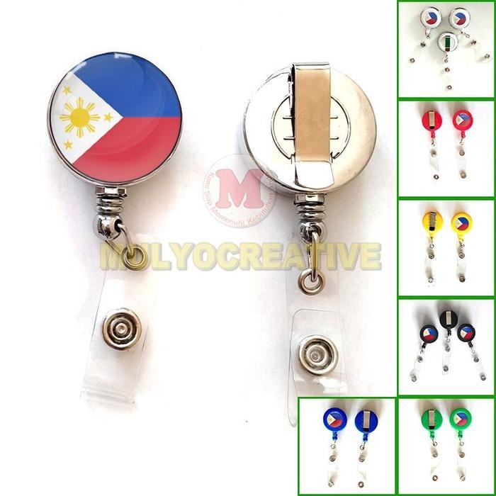 

ID Card Yoyo Filipina Gantungan Murah ID Card Holder Logo Philippines PREMIUM