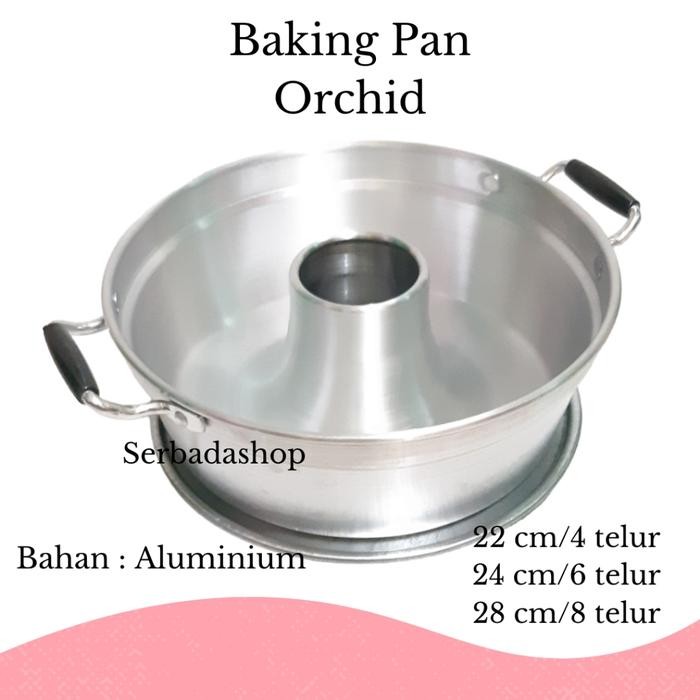 Baking Pan Orchid Panci Cetakan Bolu/Panci Panggang Kue Bolu