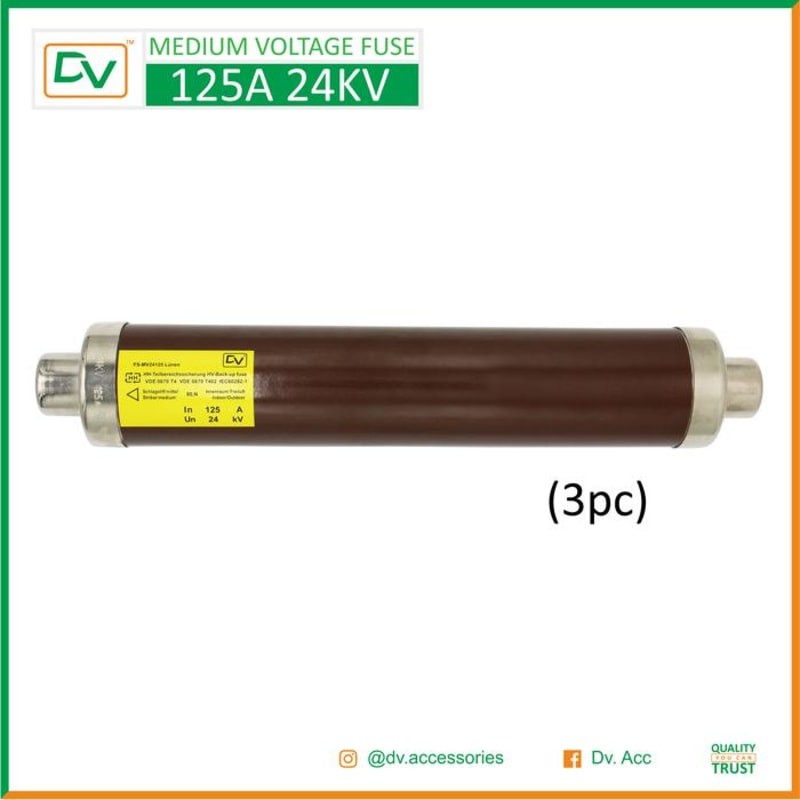 PROMO DV MEDIUM VOLTAGE FUSE MV FUSE 24KV 125A (3PCS)