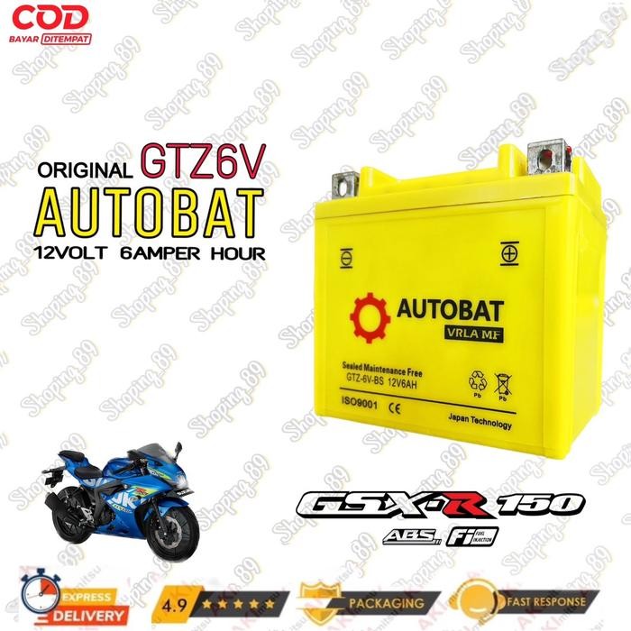 Aki Motor Gsx 150 R Autobat