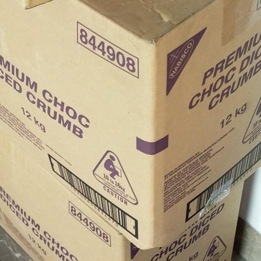 

NEW! CHOC DICED CRUMB ORIGINAL 1 DUS 12 KG CRUMB BLACK COOKIES KASAR