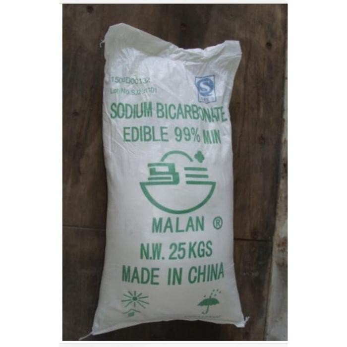 

NEW! SODA KUE - SODIUM BICARBONATE MALAN FOOD GRADE 25KG - GOSEND ONLY!!! -