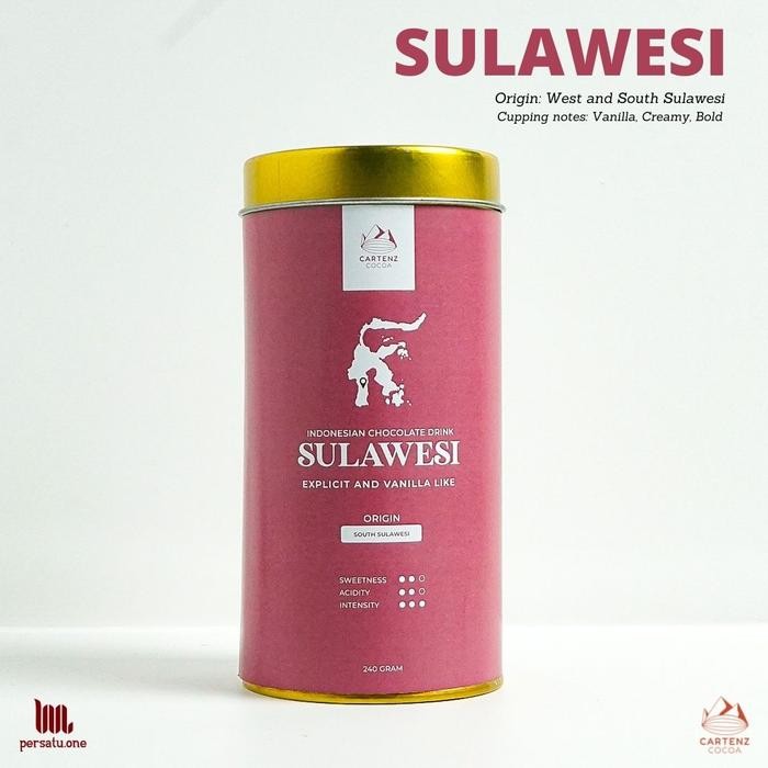 

NEW! [CARTENZ COCOA] SULAWESI CHOCOLATE DRINK CANISTER 240 GRAM