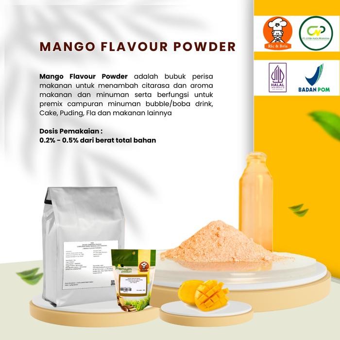 

NEW! MANGO FLAVOUR POWDER / PERISA BUBUK MANGGA / PERASA MANGGA FLAVOR
