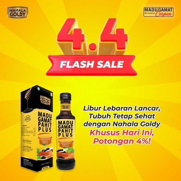 

Ready- Madu Hitam Pahit Gamat Nahala Goldy #Gratisongkir