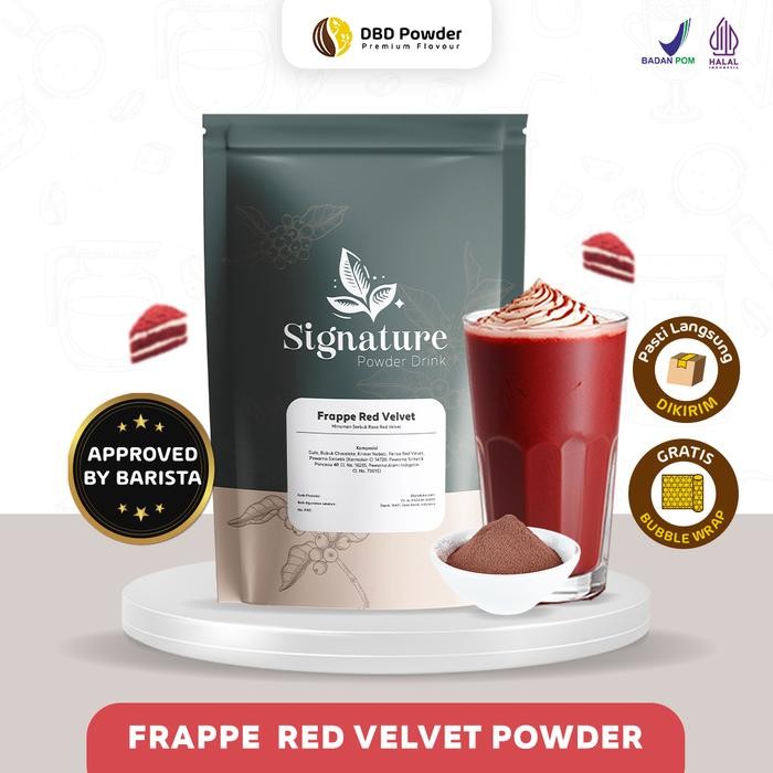 

Ready- Powder Frappe Red Velvet - Bubuk Minuman Red Velvet #Gratisongkir