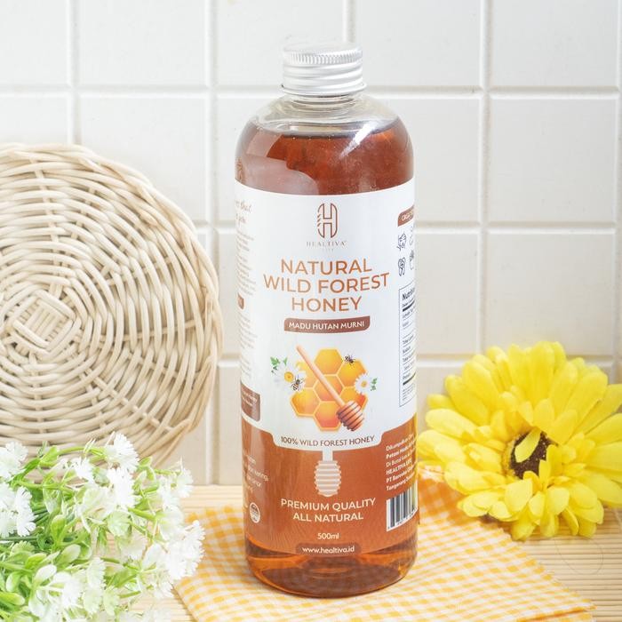 

Ready- Healtiva Madu Hutan Murni Raw Honey Wild Forest Honey - 500Ml #Gratisongkir