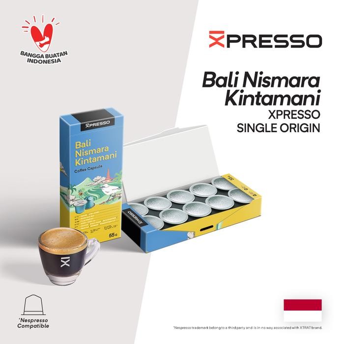 

Ready- Xpresso Kopi Kapsul - Bali Nismara Kintamani - Nespresso Coffee Capsules Compatible
