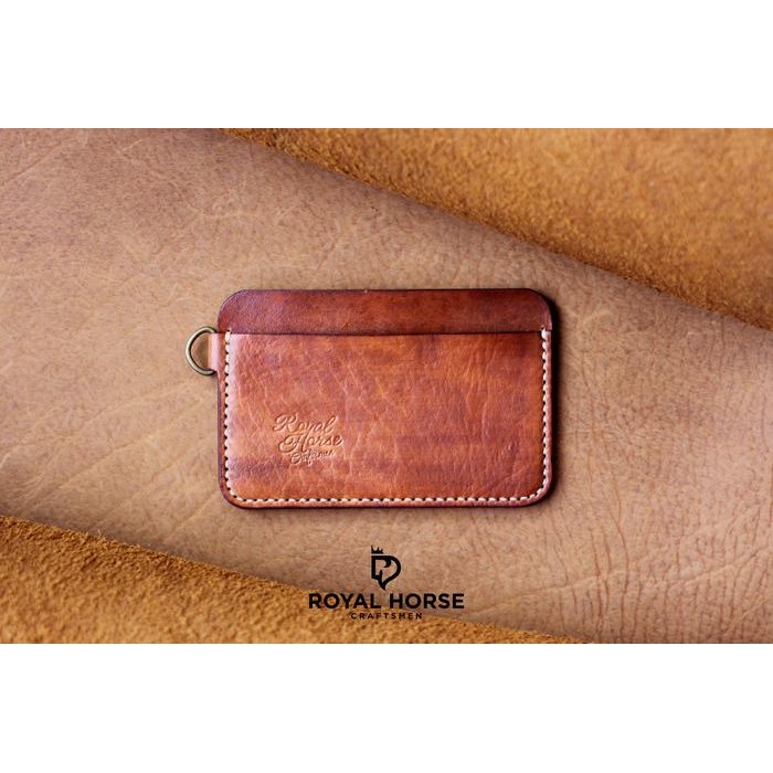 

SIAPKIRIM card er gantung mini kulit asli handmade, wadah kartu READY STOCK